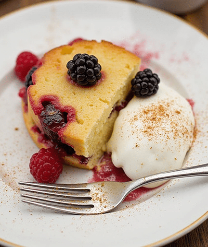 Vanilla Protein Mug Cake: The Quickest High-Protein Dessert You’ll Love 3 served vanilla protein mug cake with toppings